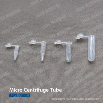 Tubo de micro centrífuga desechable MCT